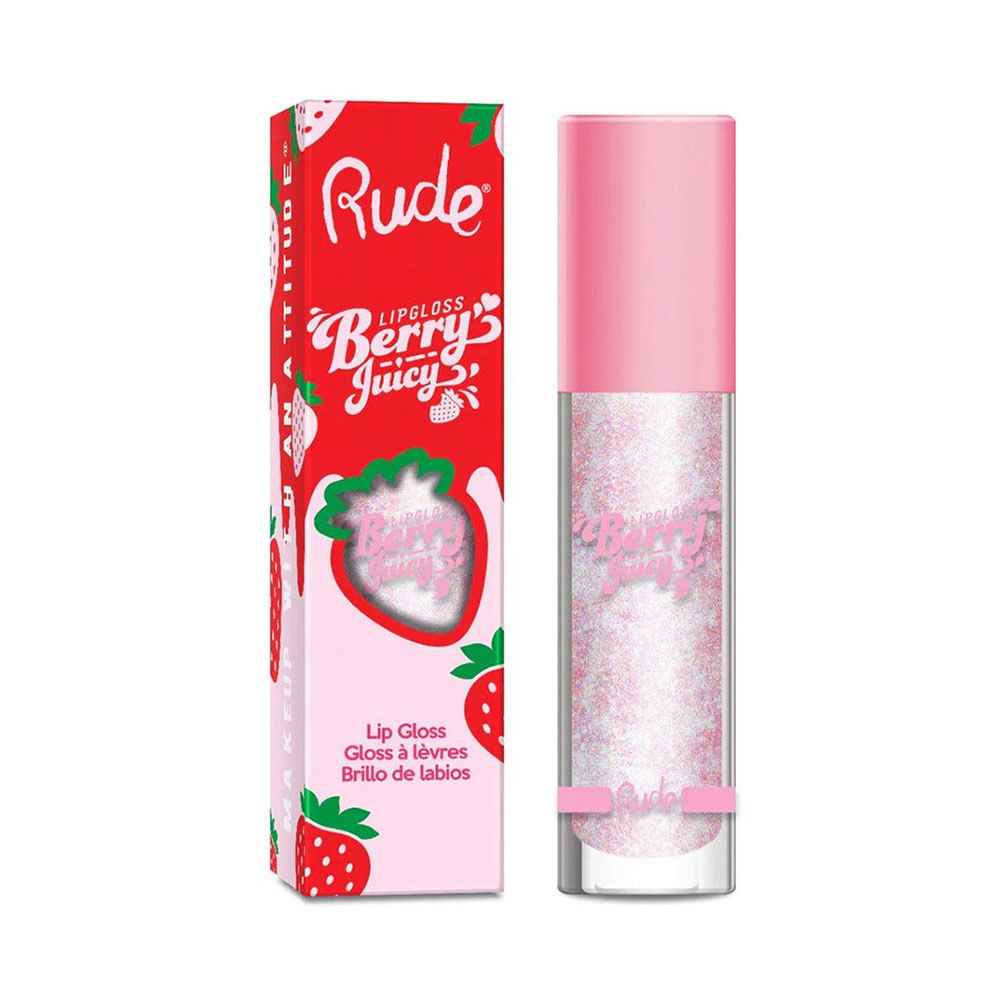 Brillo Labial Rude Cosmetics Berry Juicy Lip Gloss Crystalize