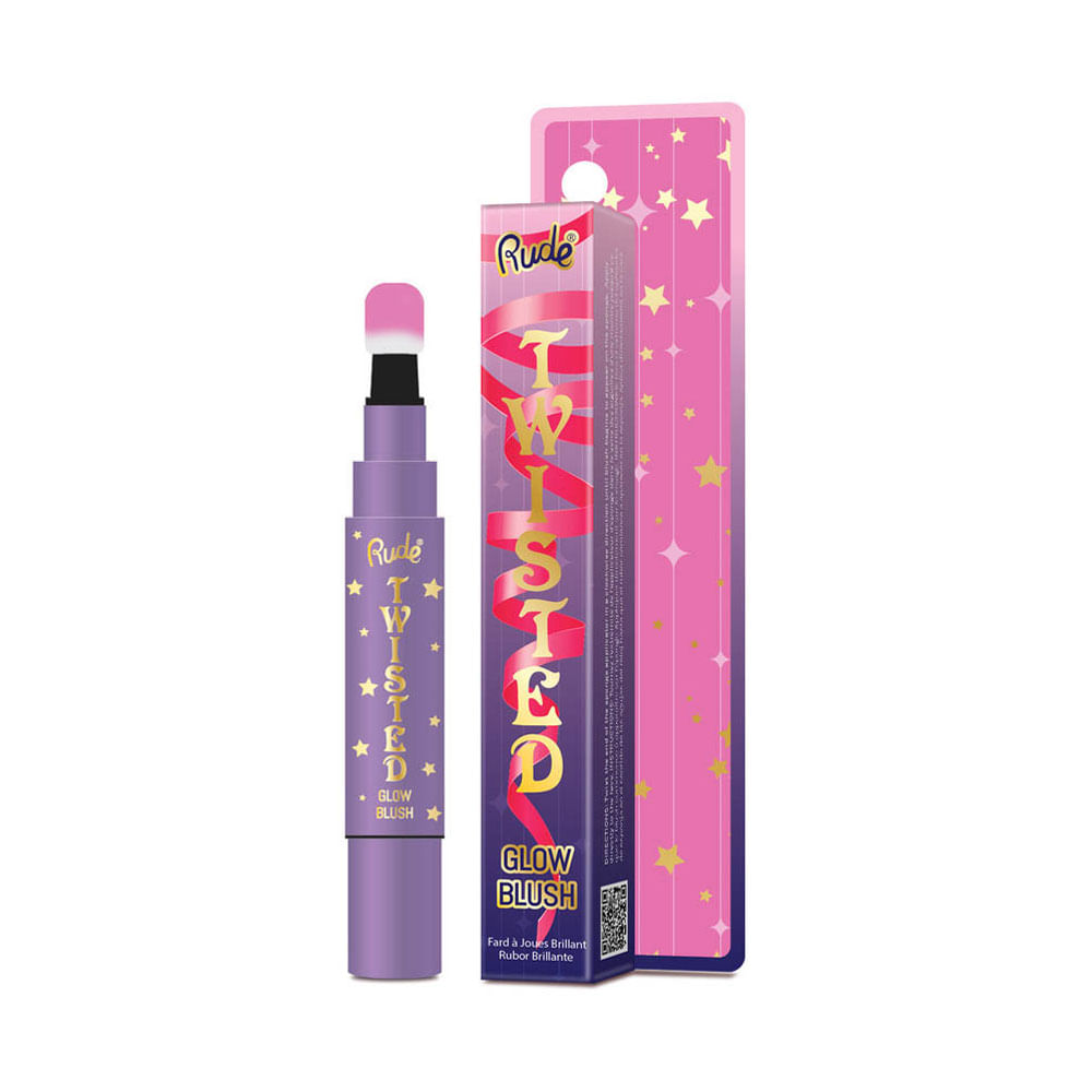 Rubor Rude Cosmetics Twisted Glow Blush Petal Pink