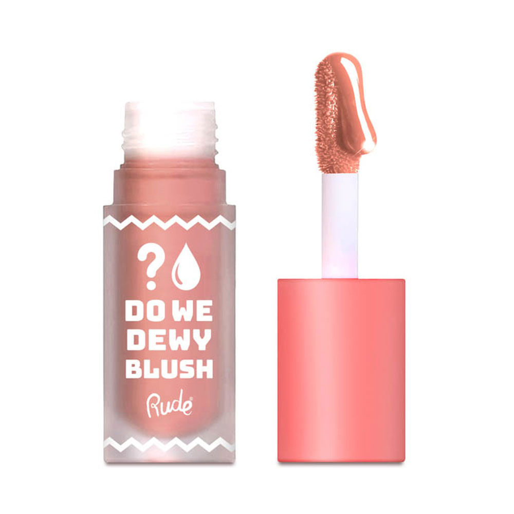 Rubor Líquido Rude Cosmetics Do We Dewy Coral