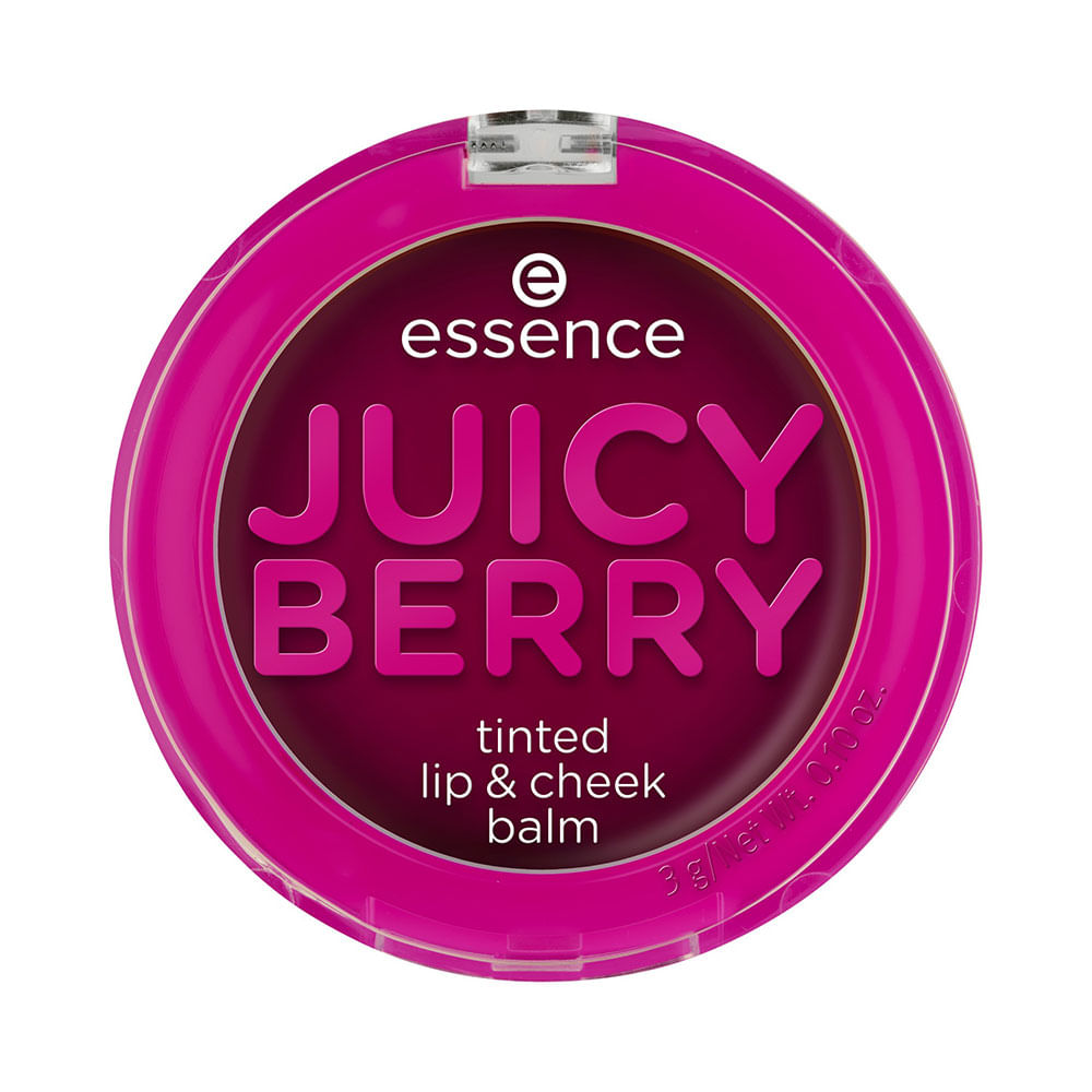 Rubor Essence Juicy Berry Tinted Lip & Cheek Balm reactiva al pH