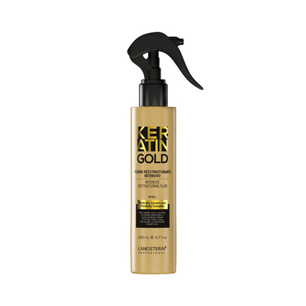 Fluido reestructurante intensivo capilar Lanosterin eratin Gold 200 ml