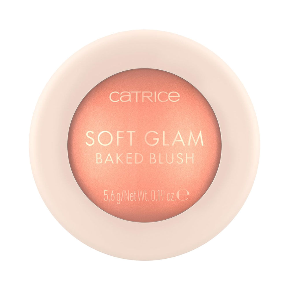 Rubor e Iluminador Catrice Soft Glam Baked Blush 020 Peachy Breeze