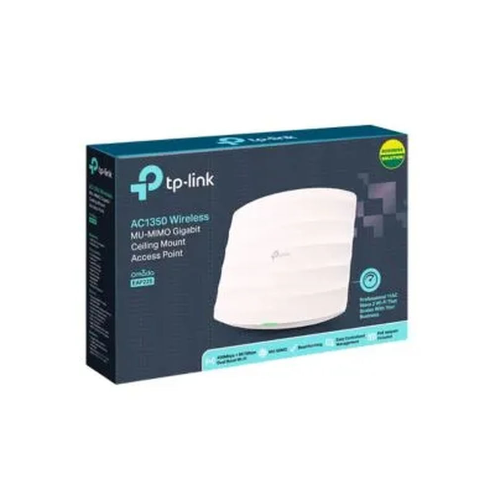 ACCESS POINT TP-LINK EAP225 AC1350 GIGABIT MU-MIMO Blanco