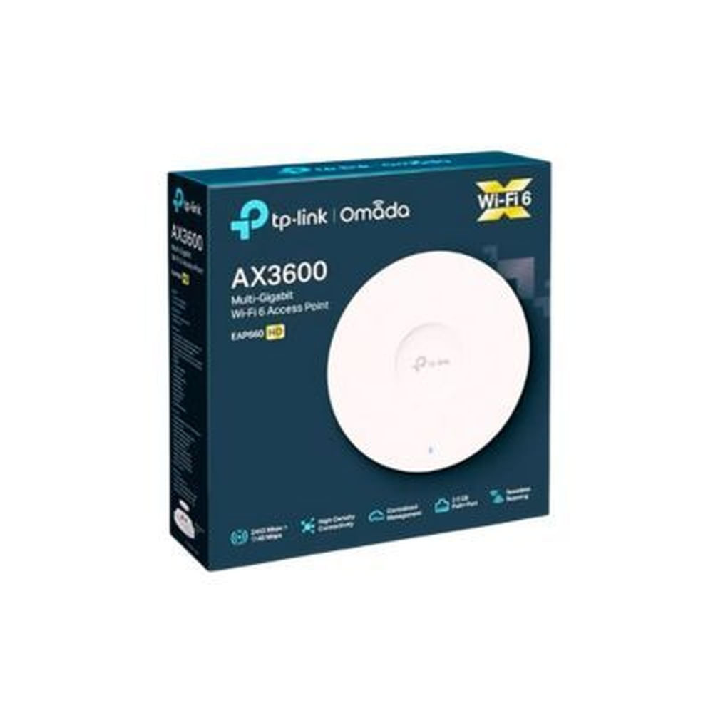 ACCESS POINT TP-LINK EAP660HD AX3600 1PT 25G Blanco