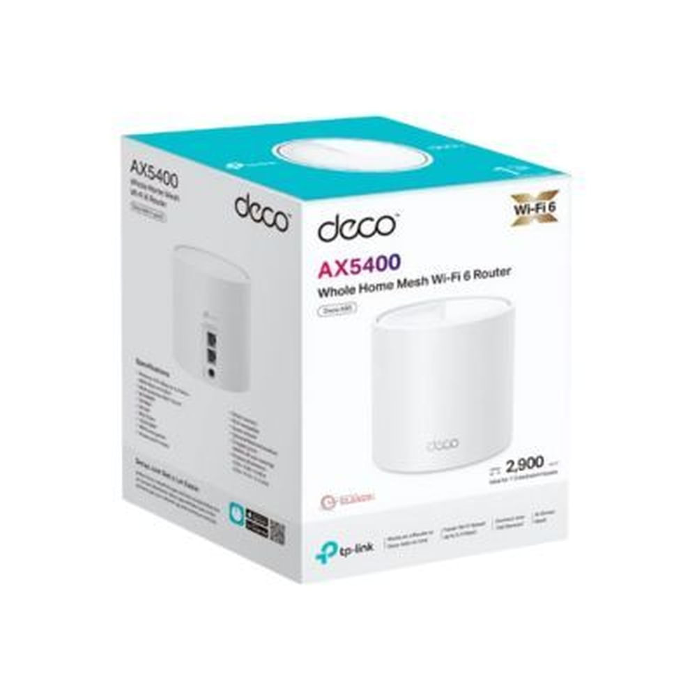 SISTEMA WIFI MESH TP-LINK DECO X60-1 AX5400 PACK 1 Blanco