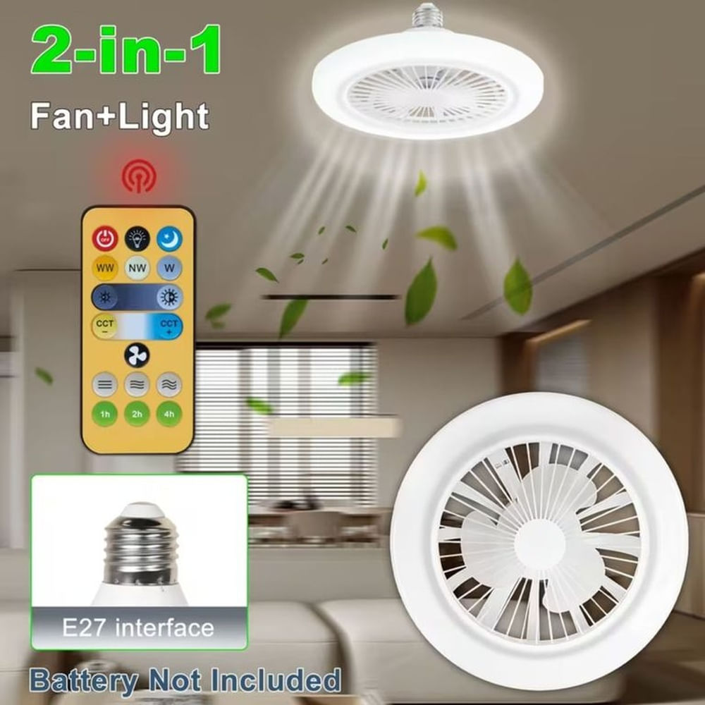FOCO VENTILADOR DE TECHO AHORRADOR