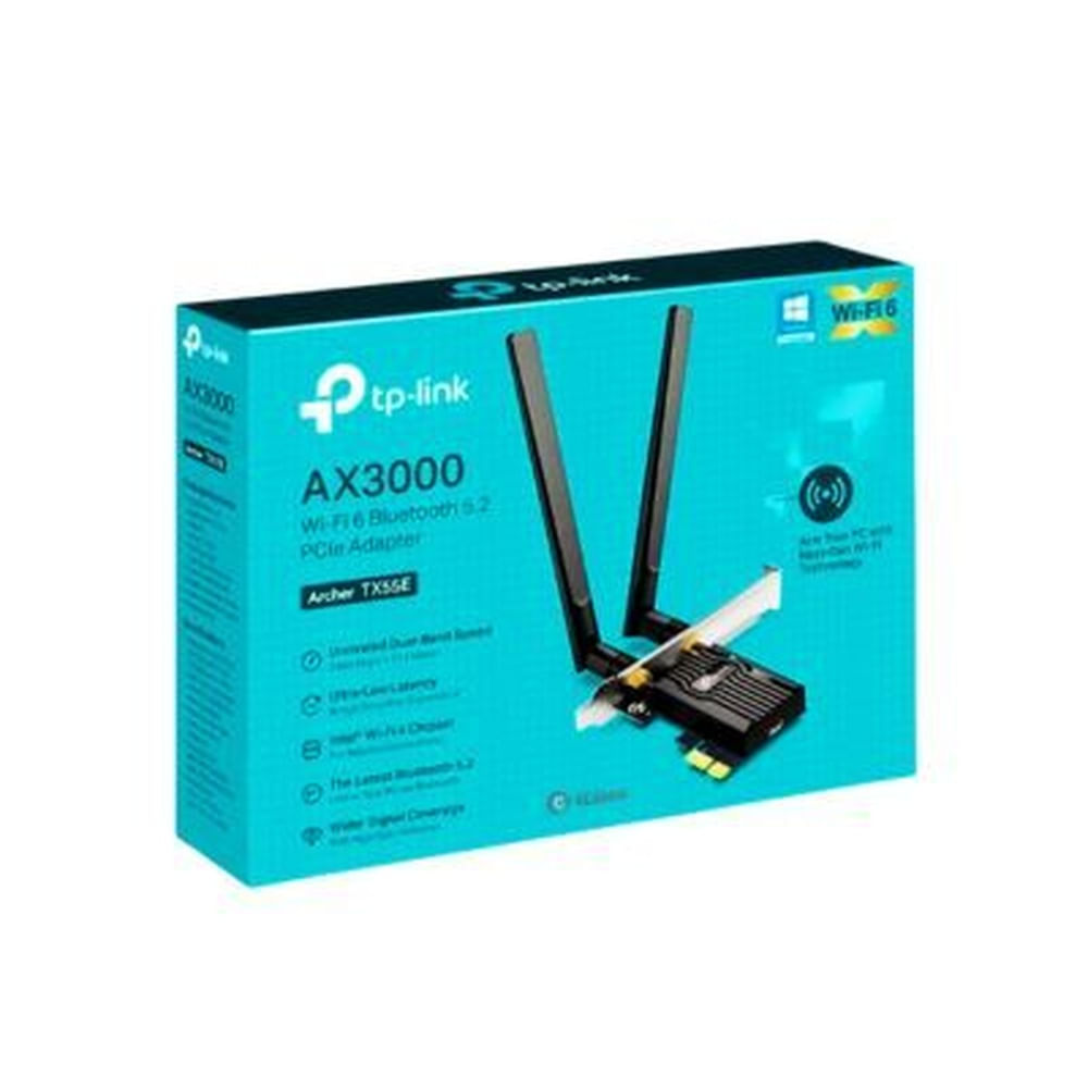 TARJETA DE RED TP-LINK TX55E PCIE AX3000 BLUETOOTH 5.2