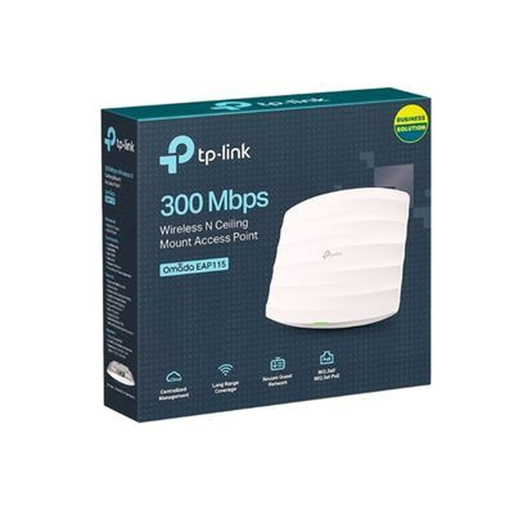 ACCESS POINT TP-LINK EAP115 300MBPS OMNIDIRECCIONAL Blanco
