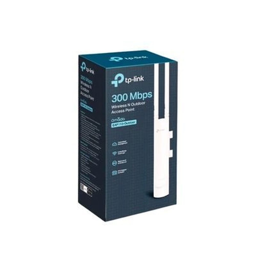 ACCESS POINT TP-LINK EAP110-OUTDOOR 300MBPS OMNIDIRECCIONAL Blanco