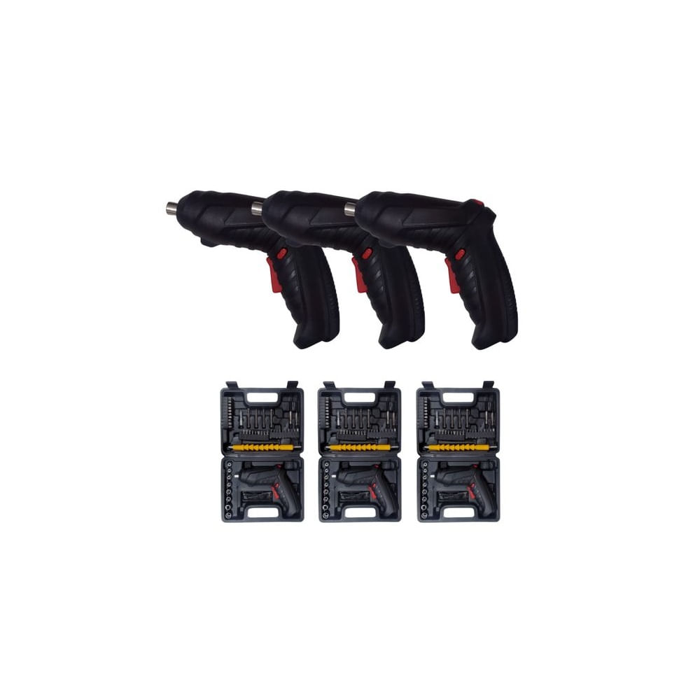 Pack x3 Destornillador Eléctrico Top en Perú - Fácil de usar