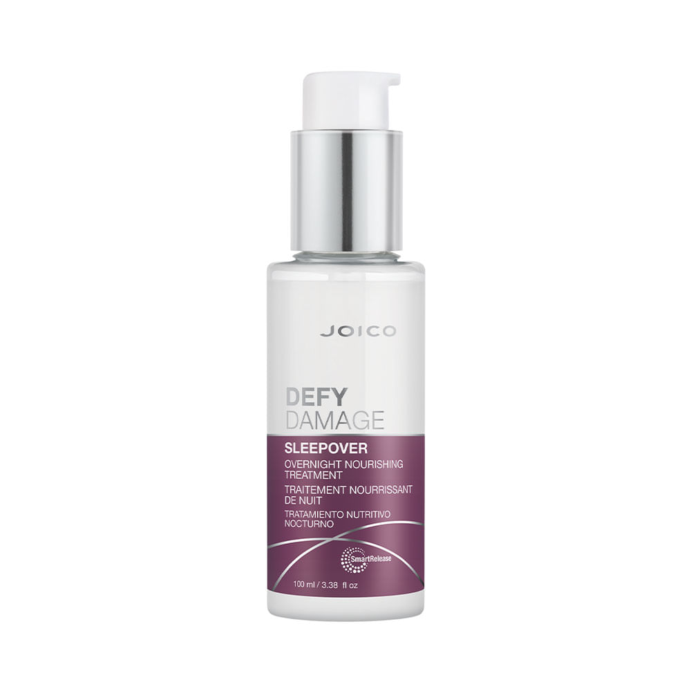 Tratamiento sin enjuague Joico Defy Damage Sleepover Overnight Nourishing nutre y repara 100 ml