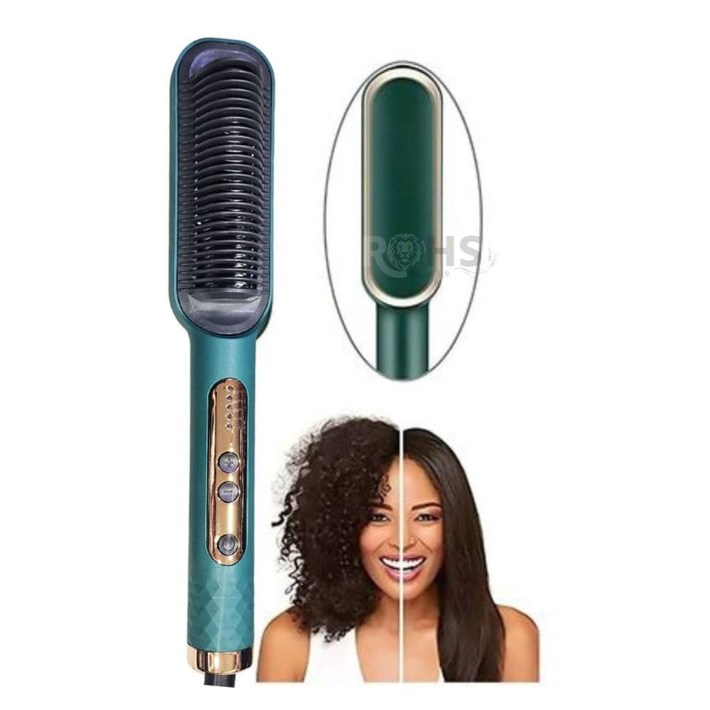 Peine Alisador De Cabello RAF - Verde