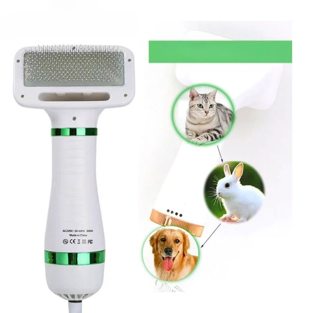 Cepillo Para Mascotas Eléctrico Blanco