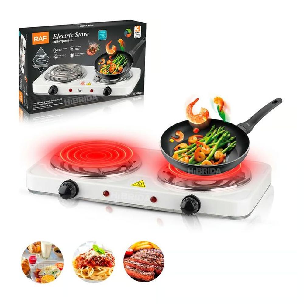 Cocina Eléctrica Doble Plato Portátil Encimera Cocina Eléctrica Doble Plato Portátil Encimera