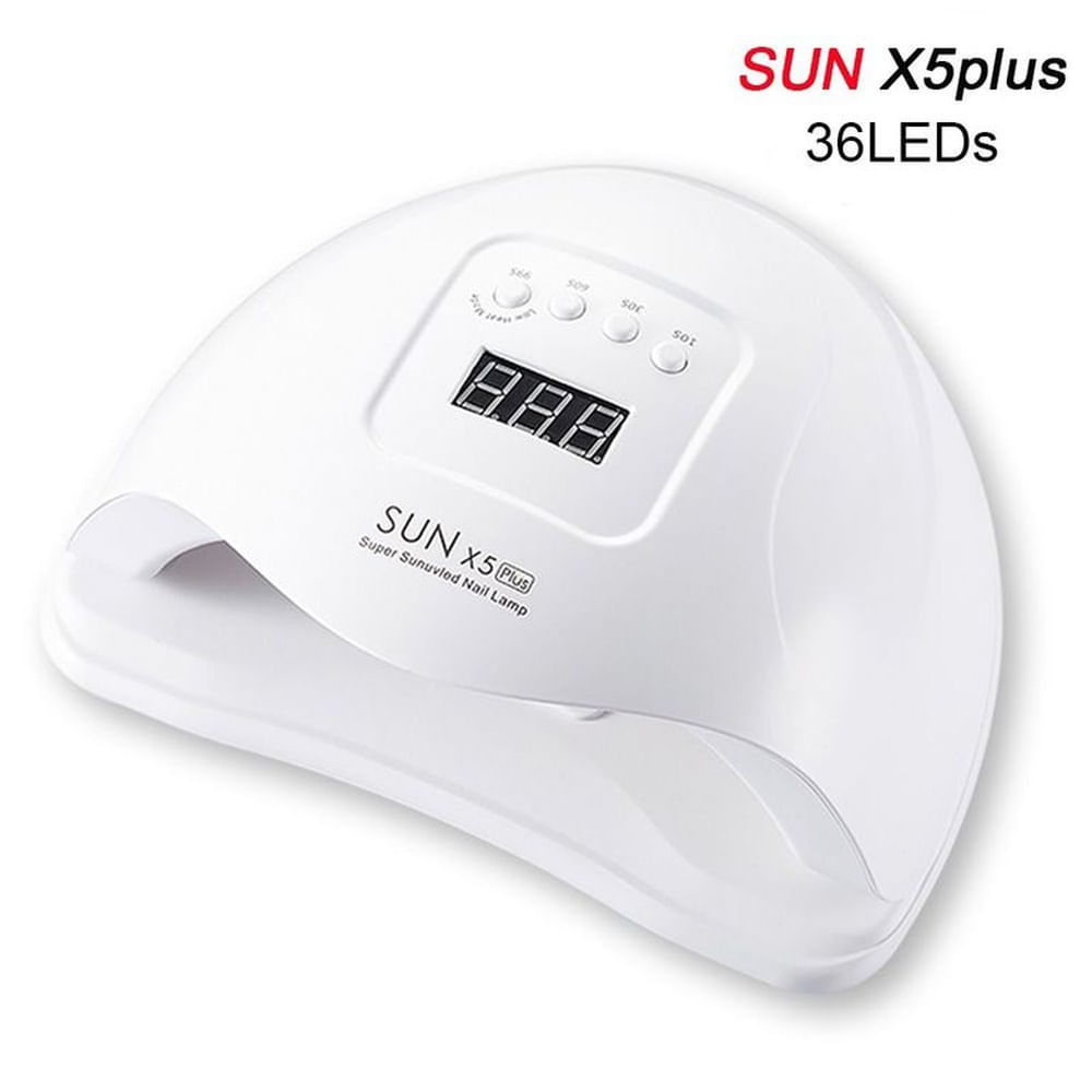 Lámpara LED SUN X5 Plus Secador de Uñas UV de 120W c Multicolor Lámpara LED SUN X5 Plus Secador de Uñas UV de 120W c Multicolor