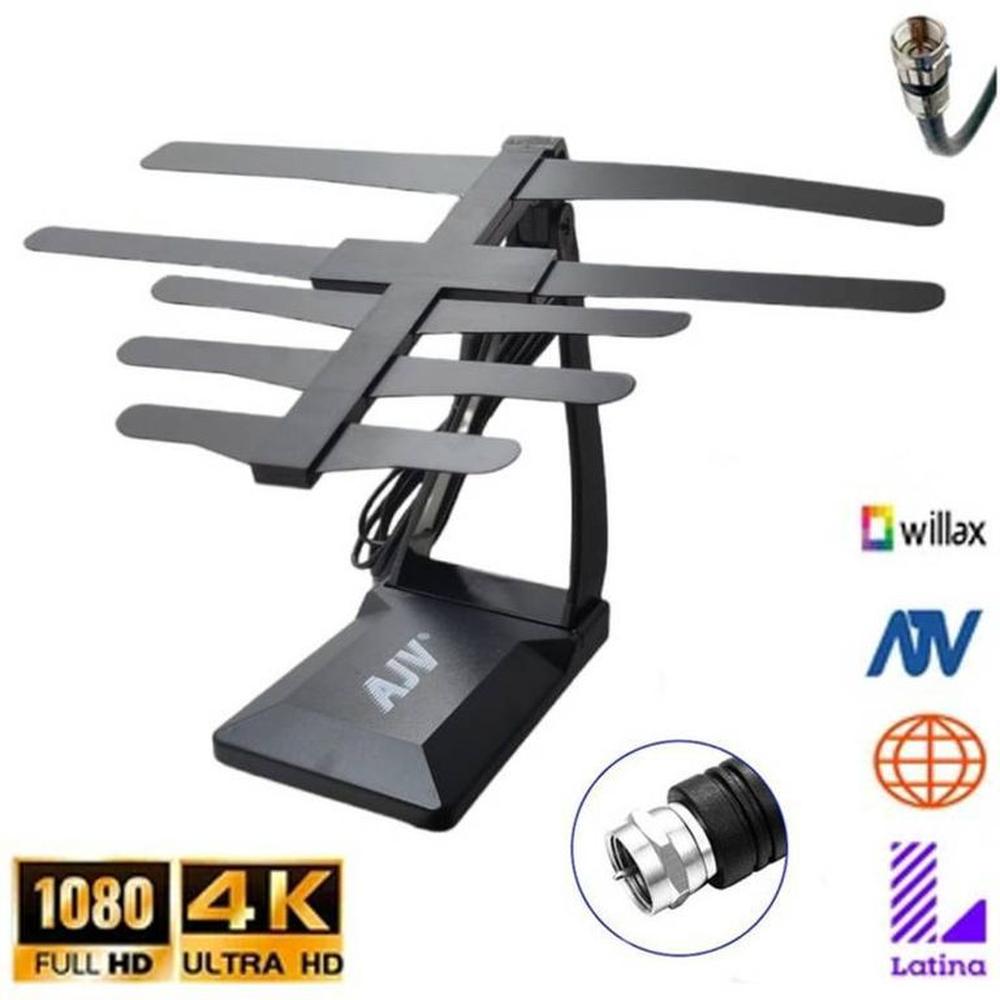 Antena HD TV LCD Smart TV Y Análoga VHF-UHF Señal Digital Terrestre
