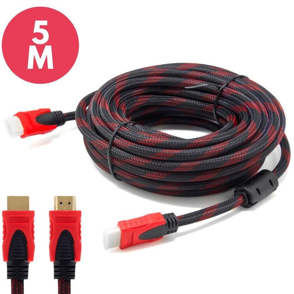 Cable HDMI 5m 5 Metros Full HD 3D 1080p 4k
