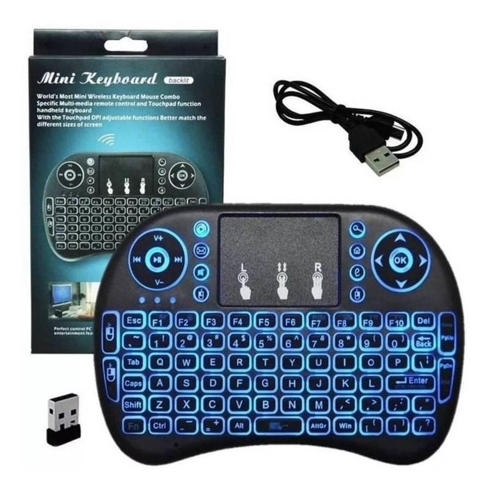 Mini Teclado Inalámbrico Touchpad Mouse Keyboard Mini Teclado Inalámbrico Touchpad Mouse Keyboard