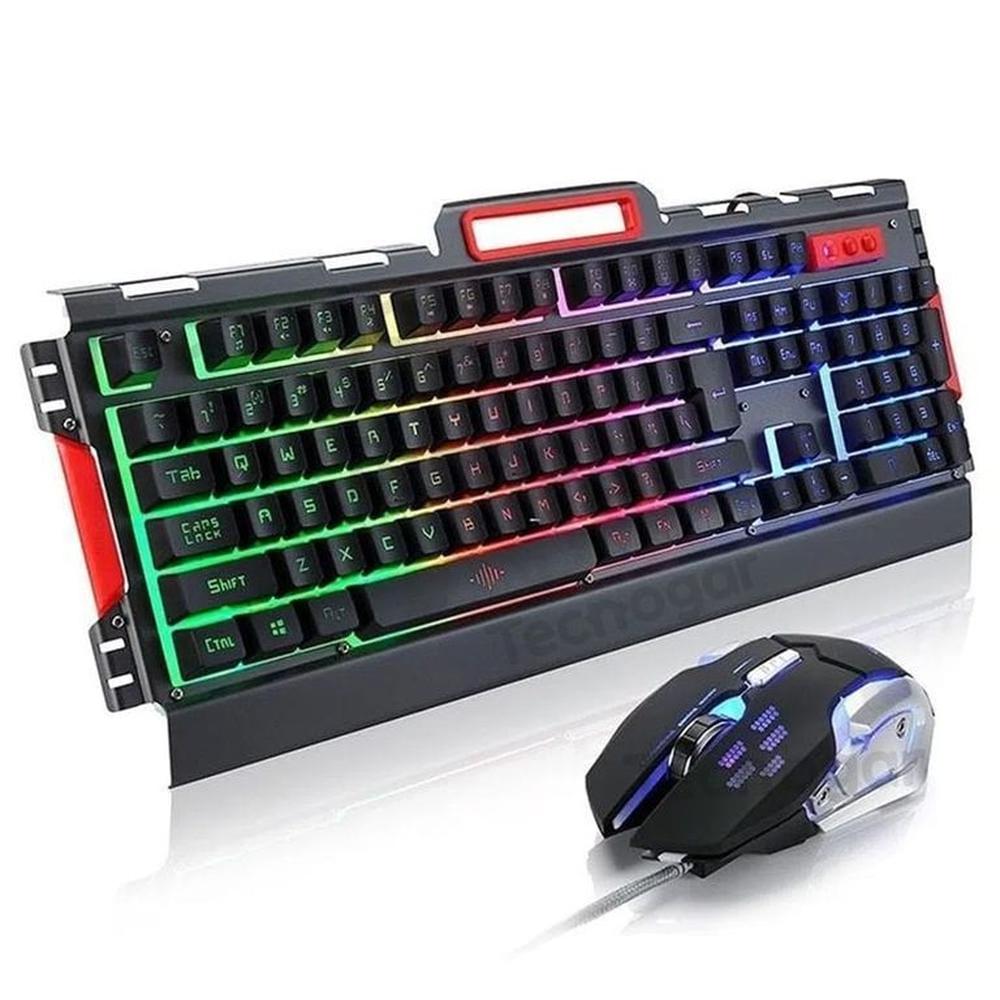 Set Gamer RGB K33 Teclado y Mouse Retroiluminado para PC