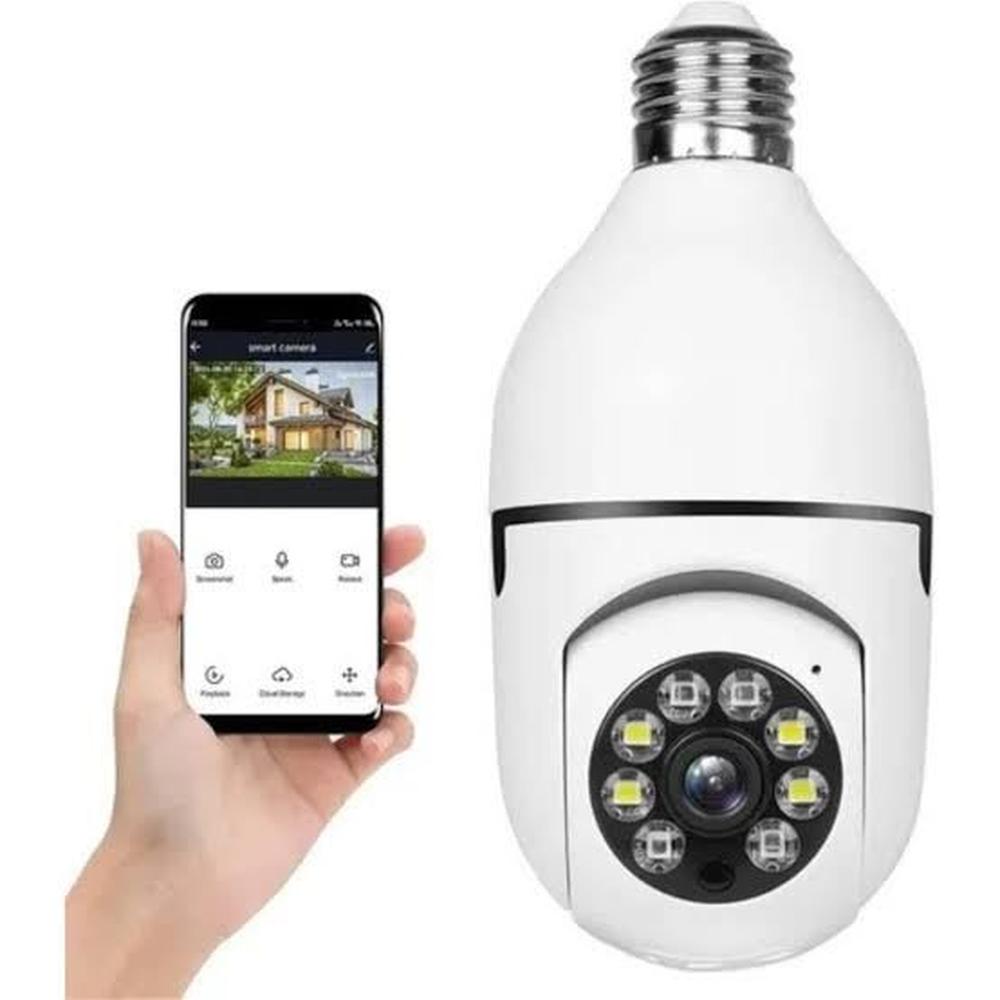 Foco Camara Nuevo Modelo WiFi 1080P Sensor Movimiento Foco Camara Nuevo Modelo WiFi 1080P Sensor Movimiento