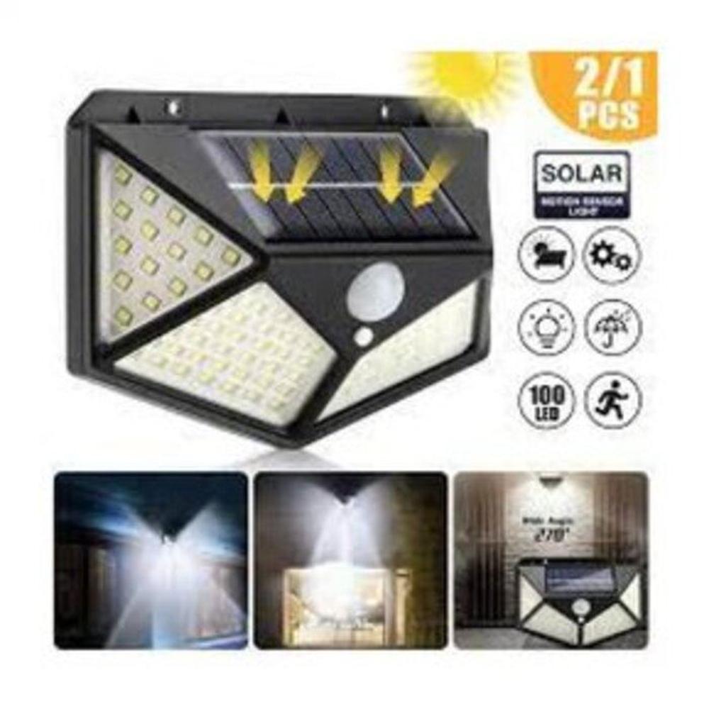 Lampara Led Solar con Sensor Movimiento mas de 100 Leds