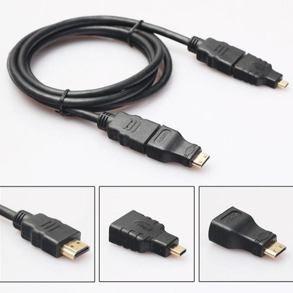 Cable HDMI - HDMI Multiple 3 en 1 Y AdaptadoreS Mini Micro HDMI Cable HDMI - HDMI Multiple 3 en 1 Y AdaptadoreS Mini Micro HDMI
