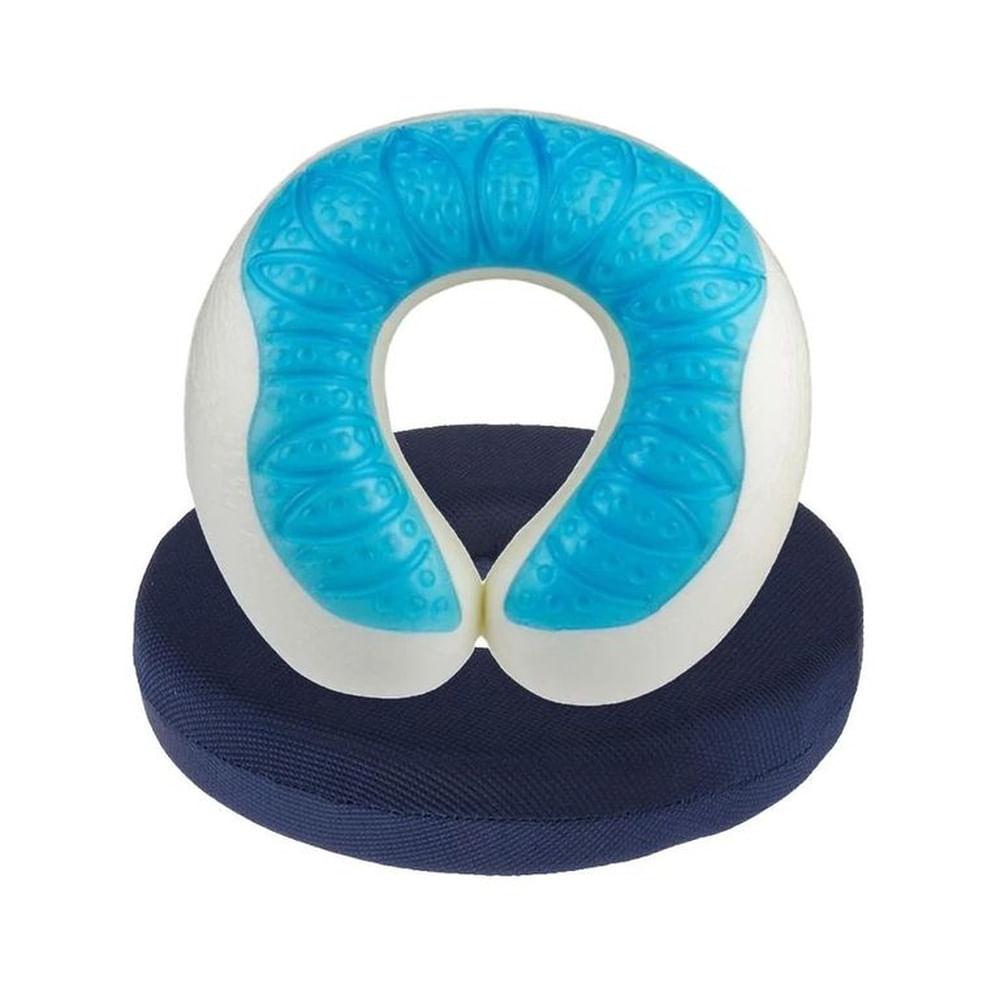 Almohada Cervical De Gel Refrigerante U para Viaje Oficina Ergonomico Aliviar Dolor Hombros