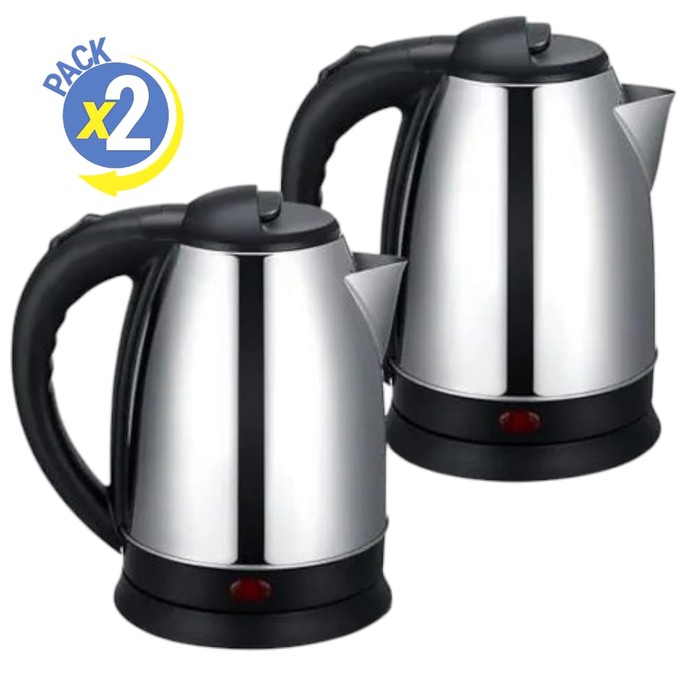 Pack 2 Teteras Eléctrica Automática Hervidor de Agua Multifunción