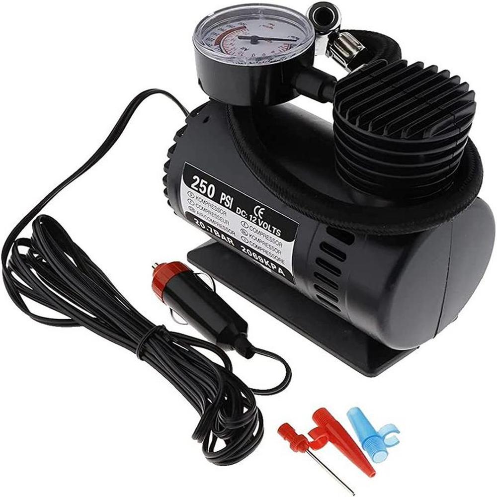 Mini Compresor Inflador Llantas Neumaticos 12V 250PSI