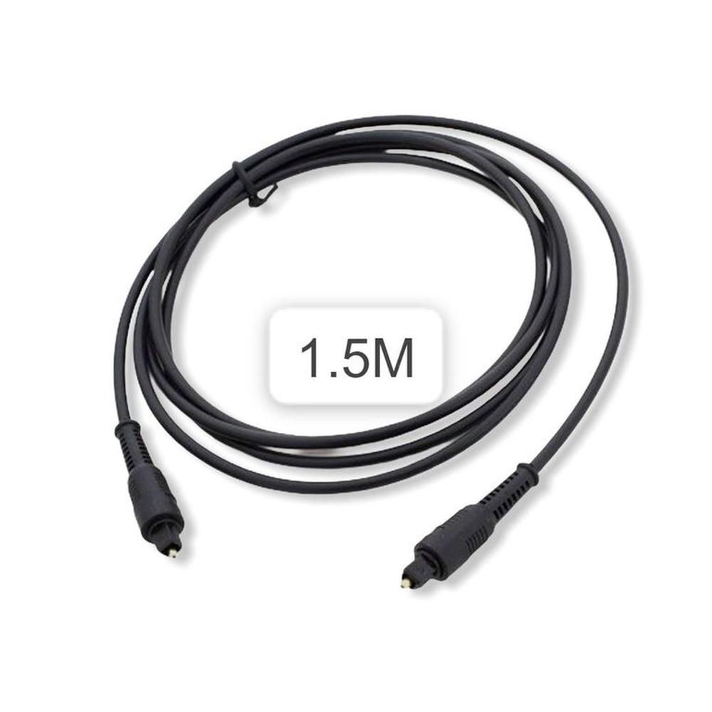2Cables Audio Digital Fibra Optica 150cm metros Macho  DVD PS4 Xbox 360
