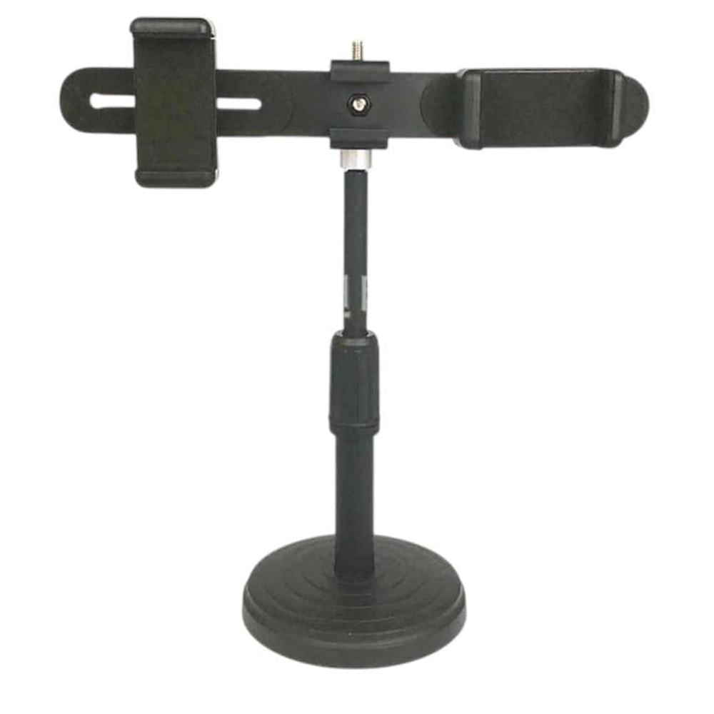 Soporte Universal Para 2 Celular Extensible Y Giratorio  con Base