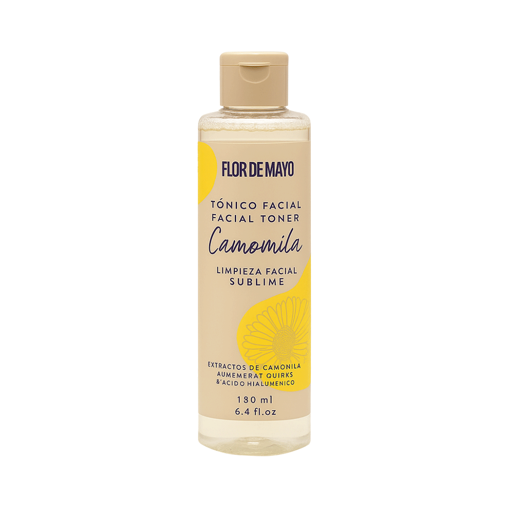 Tónico facial Flor de Mayo Camomila con glicólico 5% 180 ml