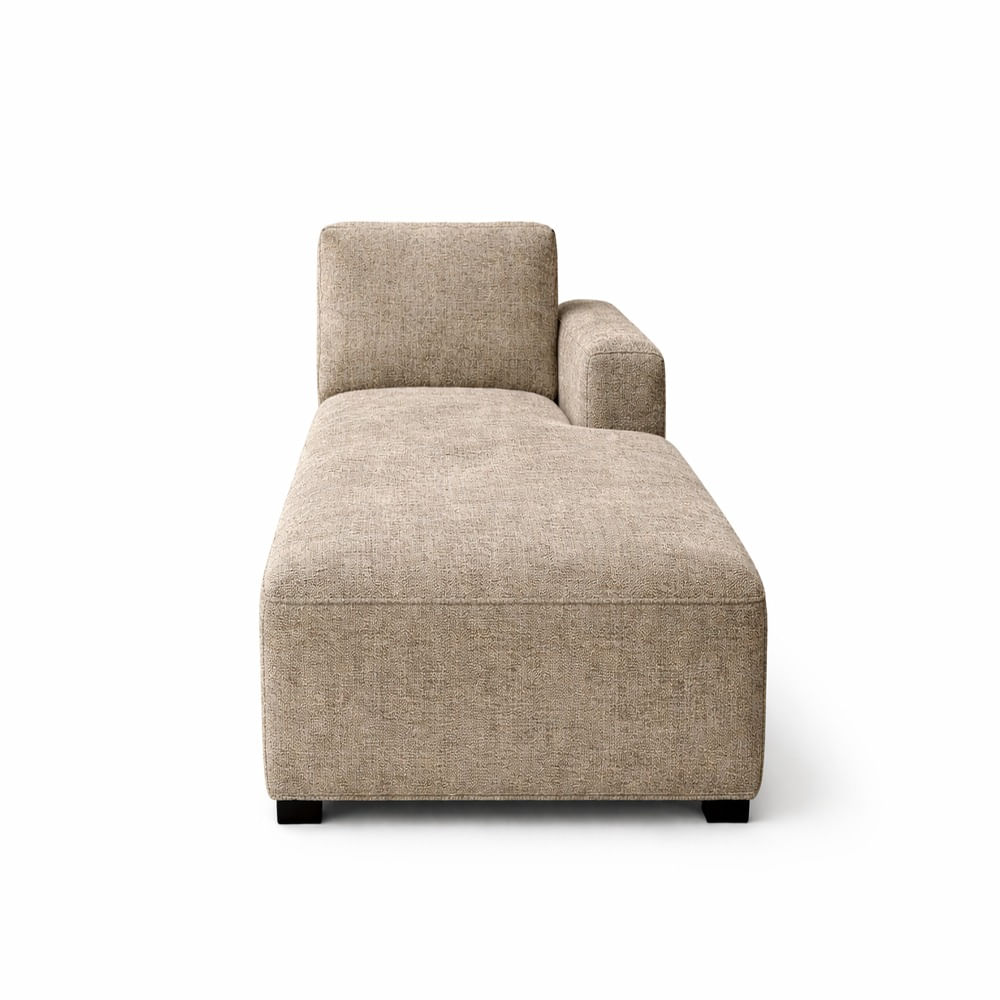 Sofá Chaise Serenité Beige Oscuro Antifluido y Obsequio Sofá Chaise Serenité Beige Oscuro Antifluido y Obsequio