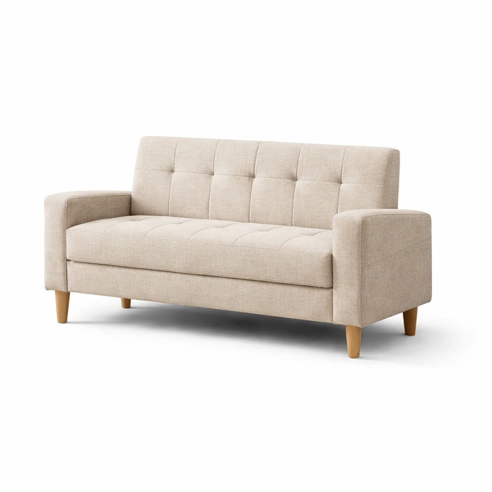 Sofá Tres Cuerpos Astoria Beige Antifluido y Obsequio Sofá Tres Cuerpos Astoria Beige Antifluido y Obsequio