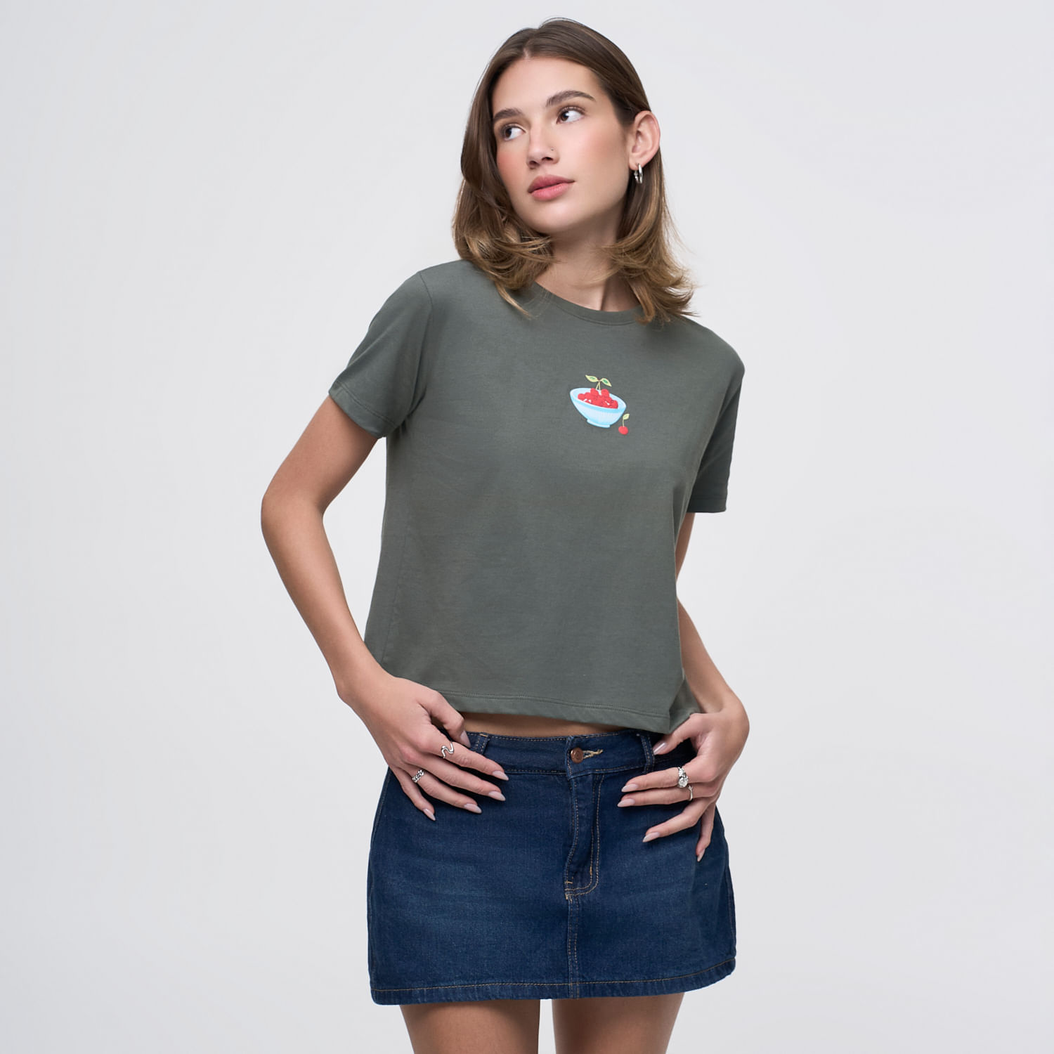 Polo Mujer Bas 1 Crop Hypnotic Manga Corta
