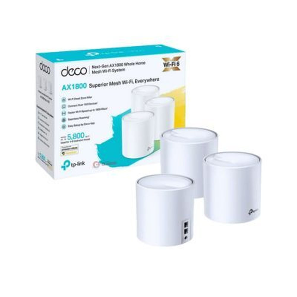 SISTEMA WIFI MESH TP-LINK DECO X20 AX1800 PACK 3 Blanco
