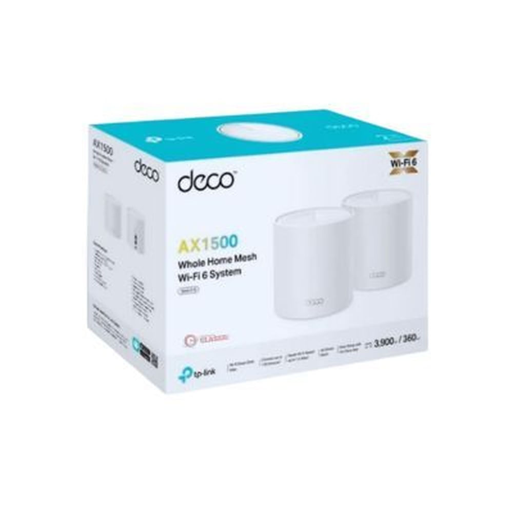 SISTEMA WIFI MESH TP-LINK DECO X10-2 AX1500 PACK 2 Blanco