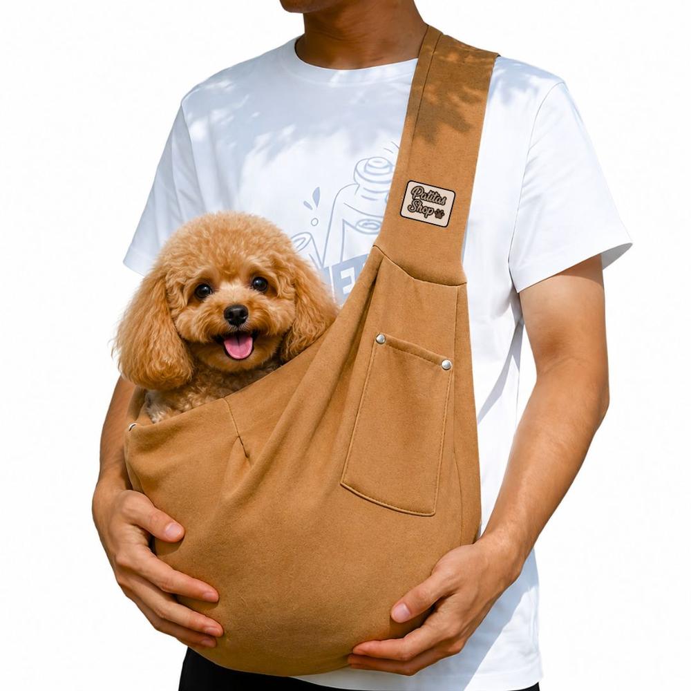 BOLSO Transportador para Mascotas Pequeñas y Medianas CAMELLO