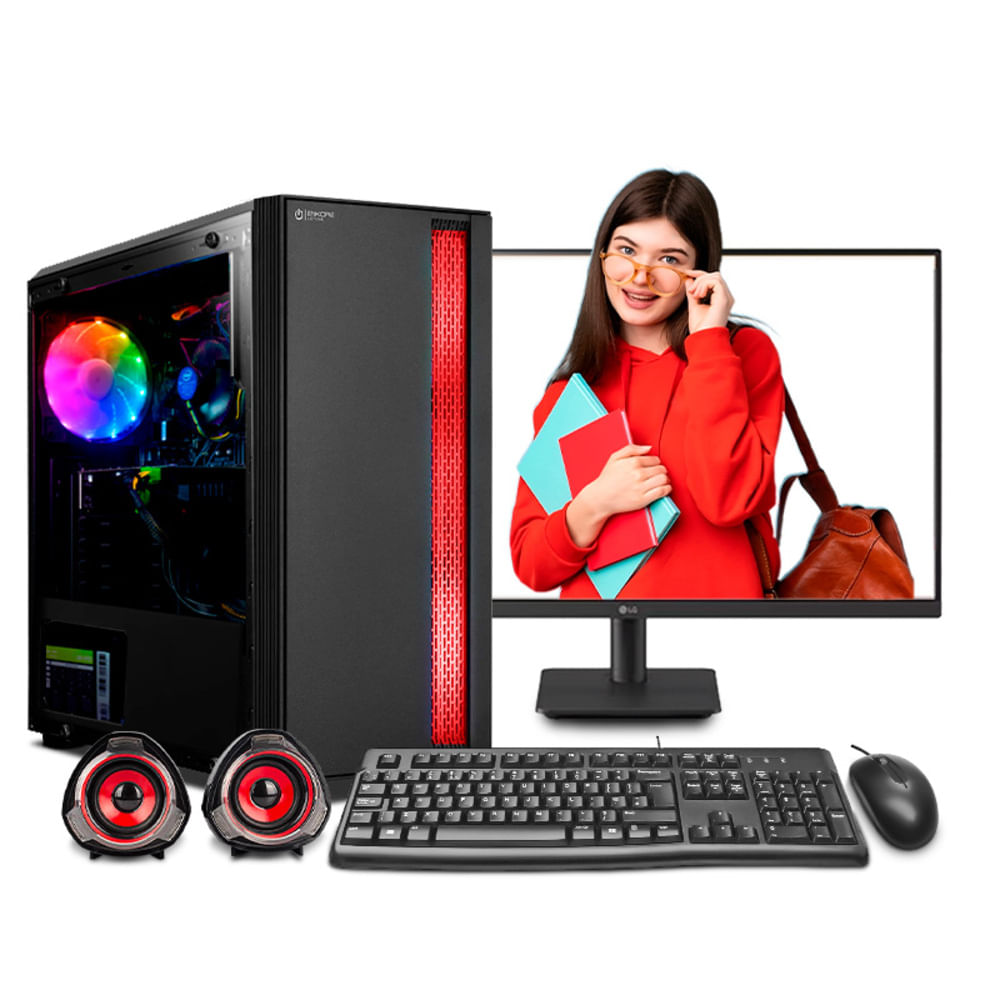 Pc Intel Core I5 12400 16gb 500gb 24 Ips Mipclista MI PC LISTA Computadora ESCRITORIO