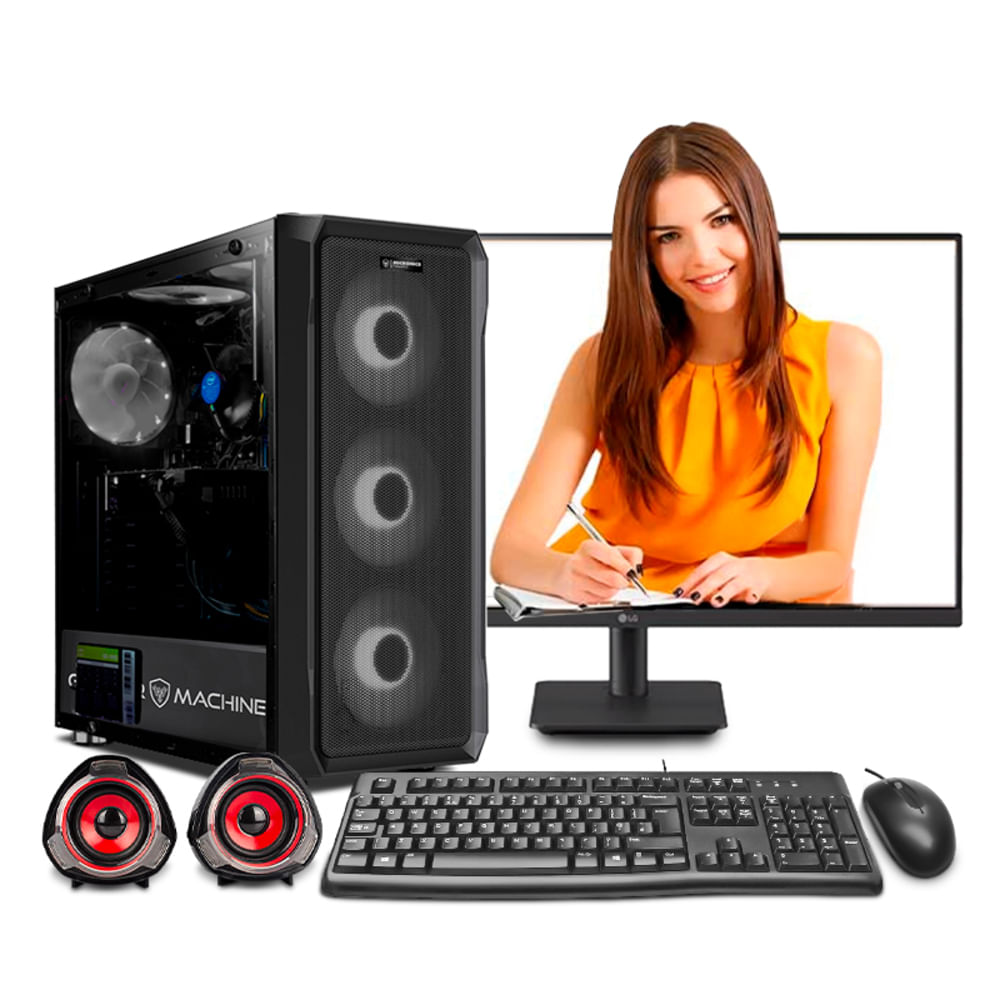 Pc Intel Core Ultra 7 265 16gb DDR5 500gb 24 Ips Mipclista MI PC LISTA Computadora ESCRITORIO