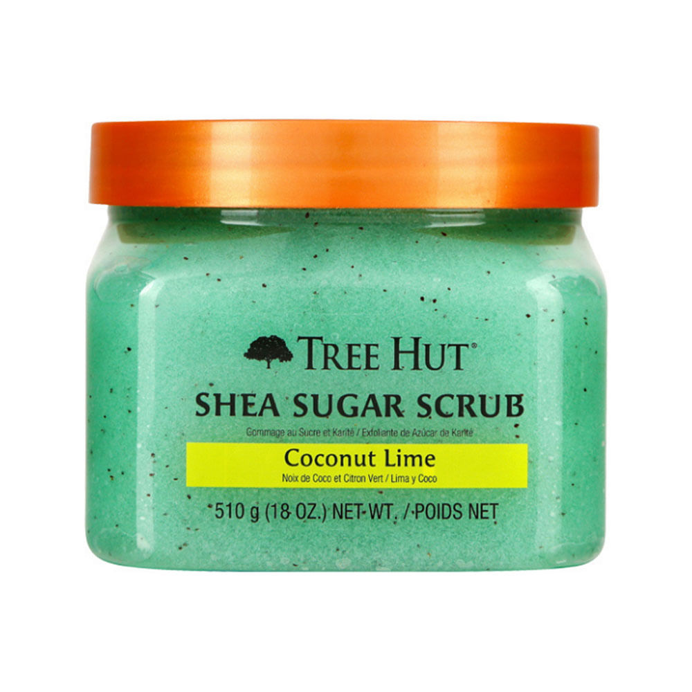 Exfoliante de azúcar corporal Tree Hut Shea Sugar Scrub Coconut Lime con Karité 510 ml