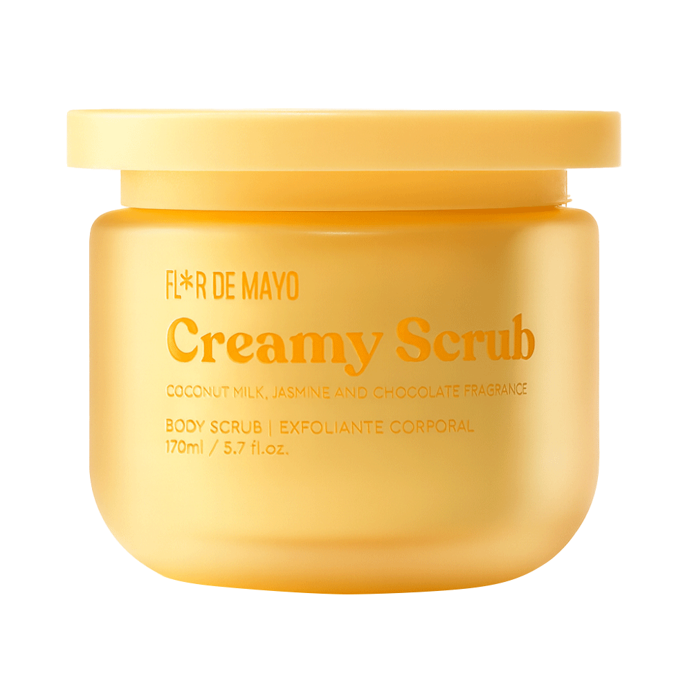 Exfoliante Corporal Flor de Mayo Creamy Scrub con aroma a coco y vainilla 170 ml