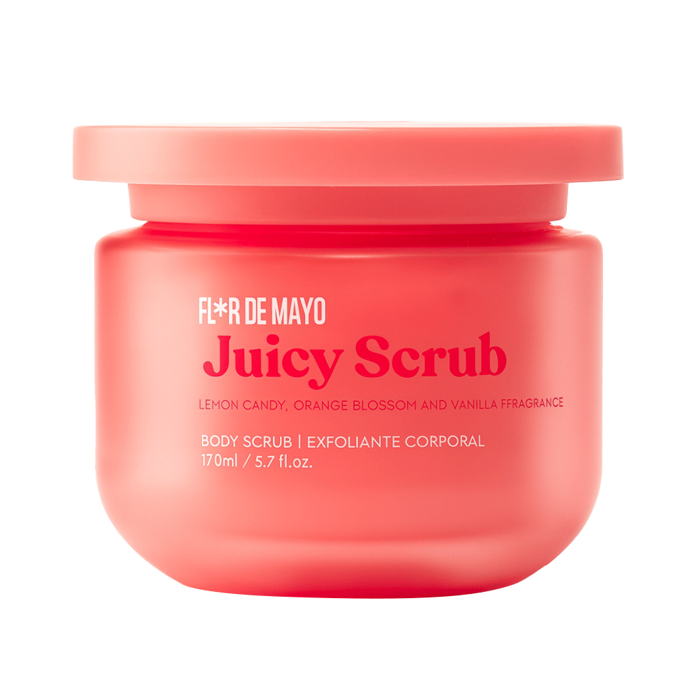 Exfoliante Corporal Flor de Mayo Juicy Scrub con aroma de frutas y flores 170 ml