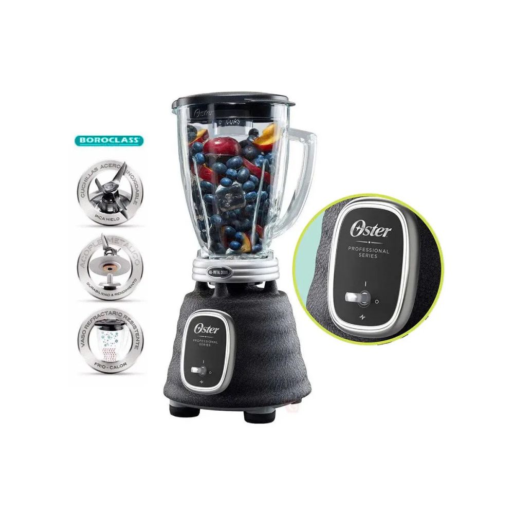 Licuadora Clásica Oster  BLST4655B Negra con Perilla Ergonómica