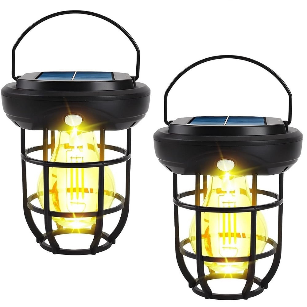 Lampara Solar con Sensor de Movimiento Foco de 1800ml Colgante