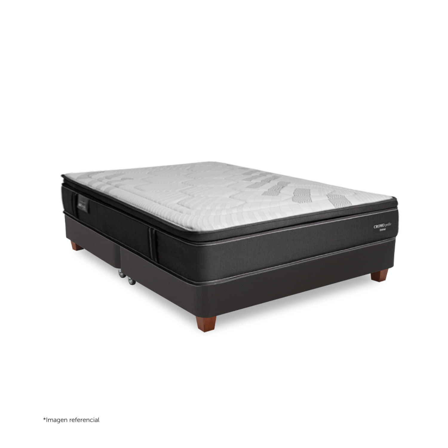 Combo Américano Cromopedic King + Almohada + Protector