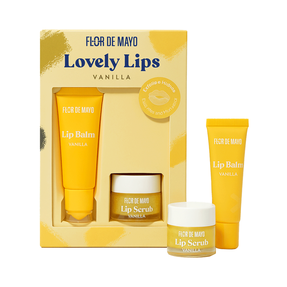 Bálsamo labial Flor de Mayo Lovely Lips Set Vainilla