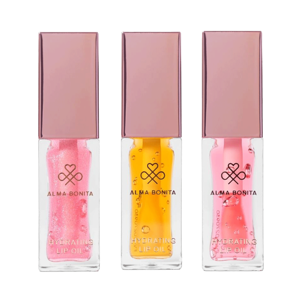 Set de Aceites labiales Alma Bonita Colección Lip Oils Hidratantes