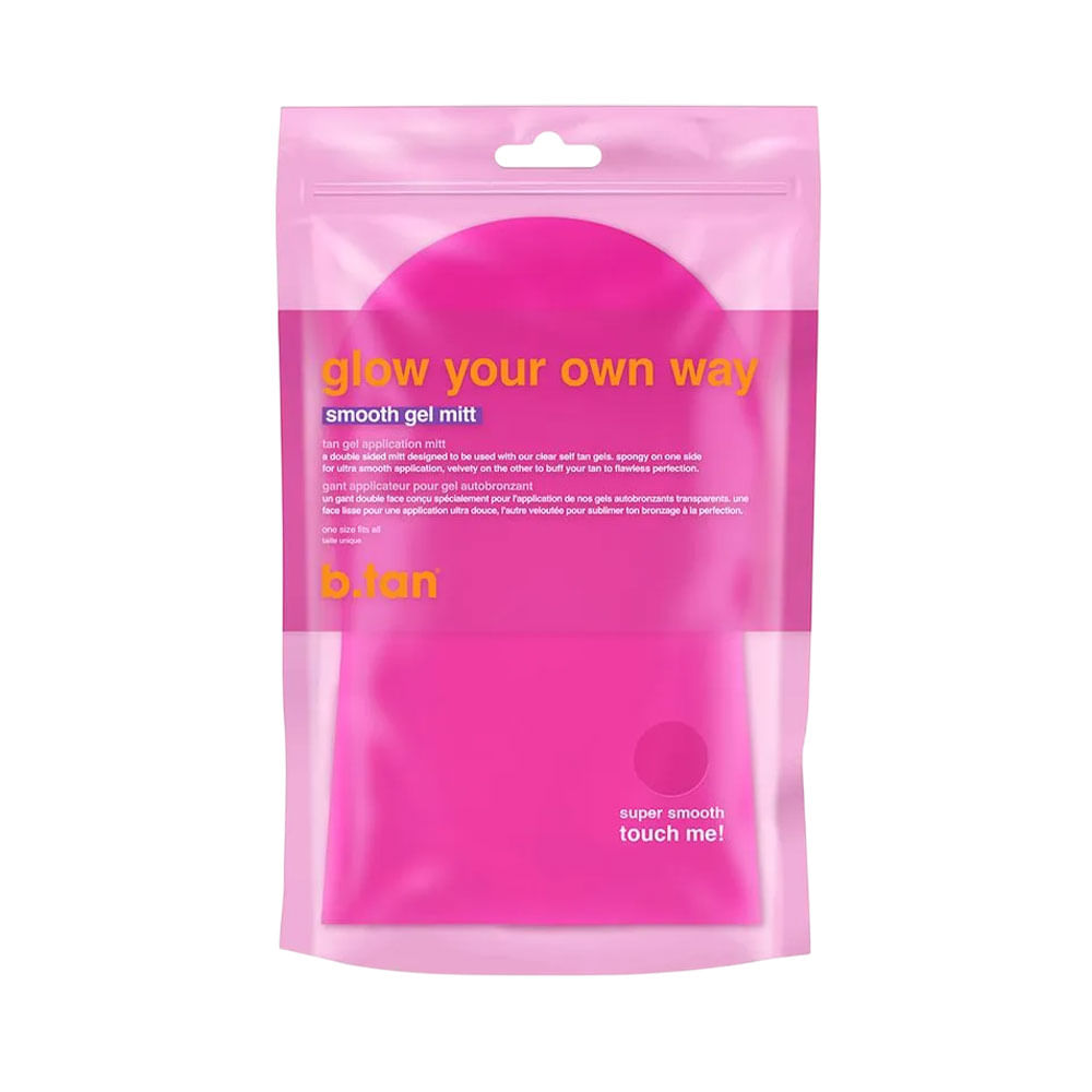 Guante Aplicador B.TAN Glow Your Own Way Smooth Gel Mitt Para Bronceado