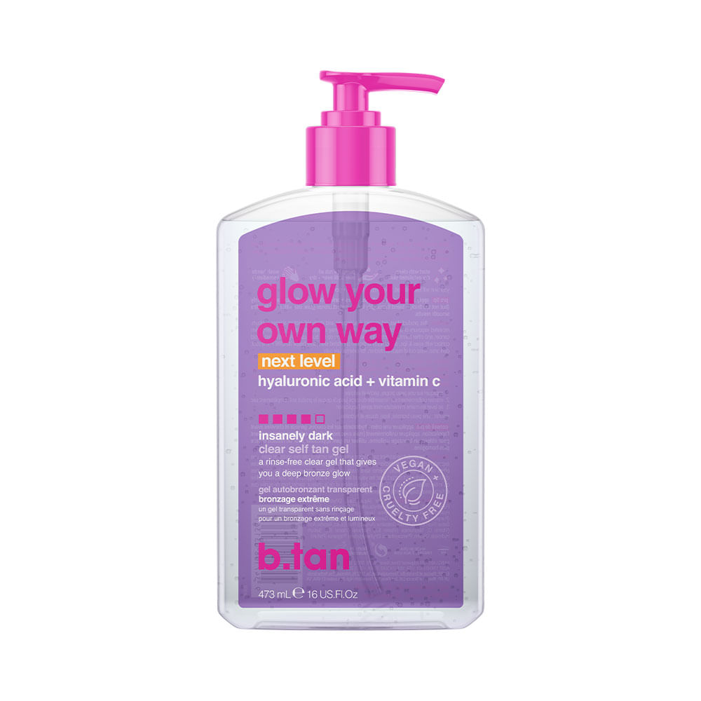 Autobronceador B.TAN Glow Your Own Way Next Level Gel 437 ml
